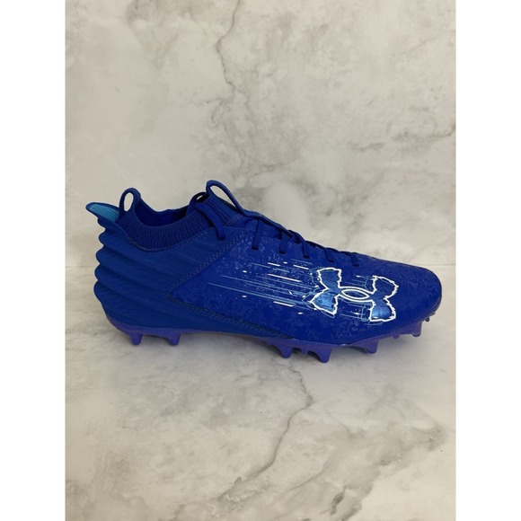 Under Armour Blur 2 MC Suede Football Cleats Royal Blue 3027978-400 Men Size 9.5 main image 4
